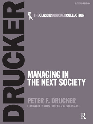 cover image of Managing in the Next Society